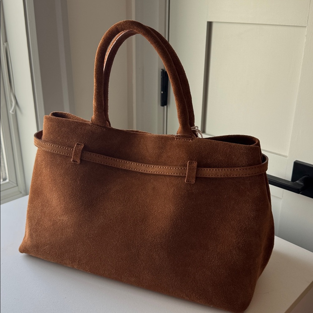 Viola Castellani  Brown Suede Handbag - Picture 3 of 10